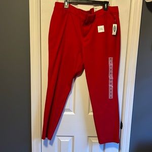 Brand New - Ankle Length Old Navy Pixie - Red - Size 18